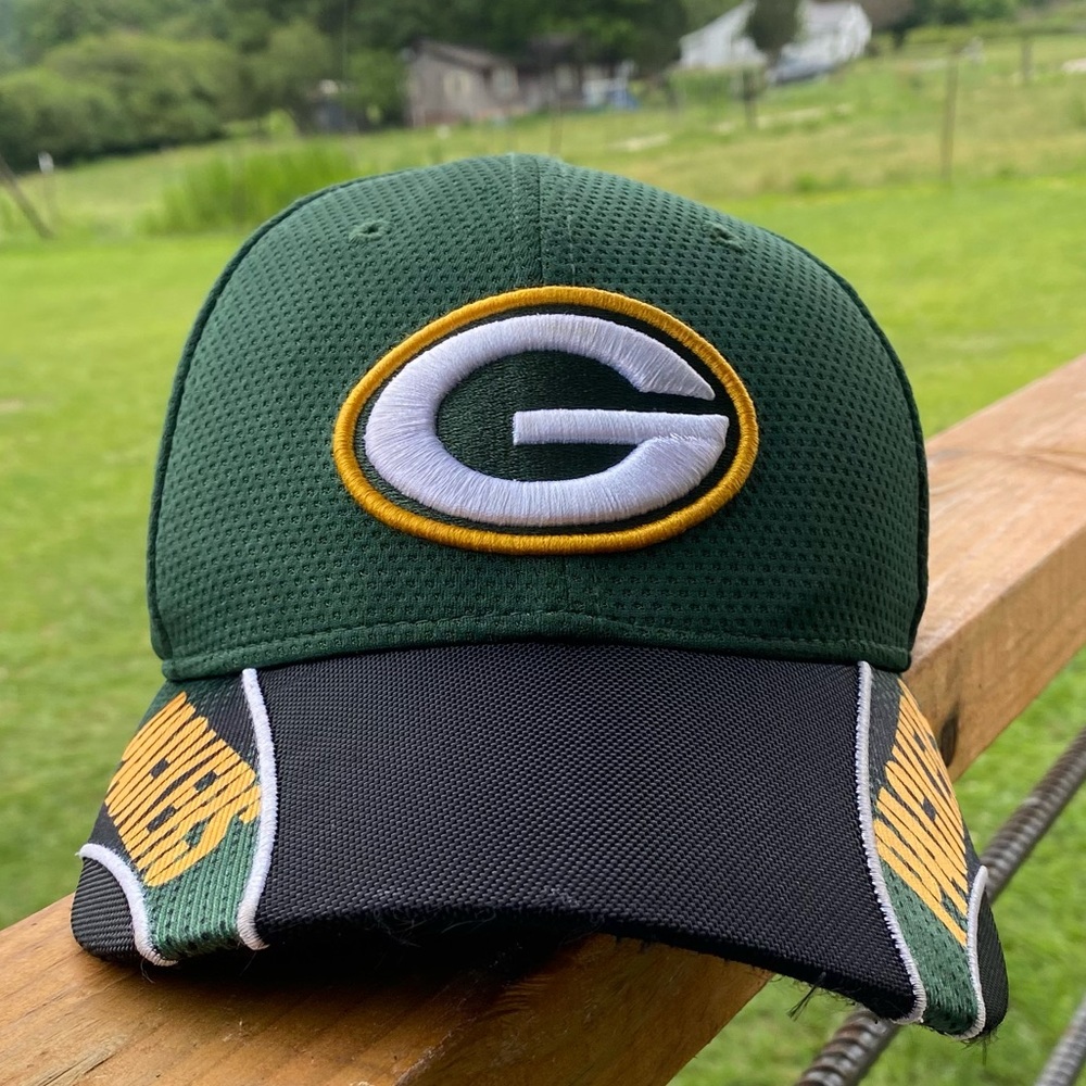 Green Bay Packers cap. One size fits most. Adjustable Velcro.